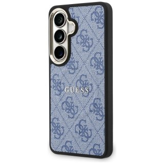 Guess nakładka 4G Embossed Ring MagSafe do Samsung Galaxy S26 niebieska