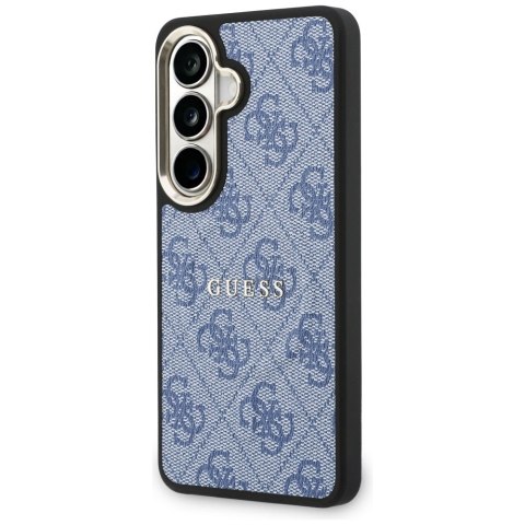 Guess nakładka 4G Embossed Ring MagSafe do Samsung Galaxy S26 niebieska