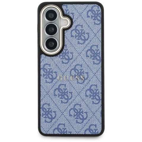 Guess nakładka 4G Embossed Ring MagSafe do Samsung Galaxy S26 niebieska
