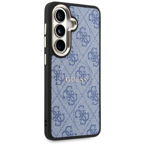 Guess nakładka 4G Embossed Ring MagSafe do Samsung Galaxy S26 niebieska