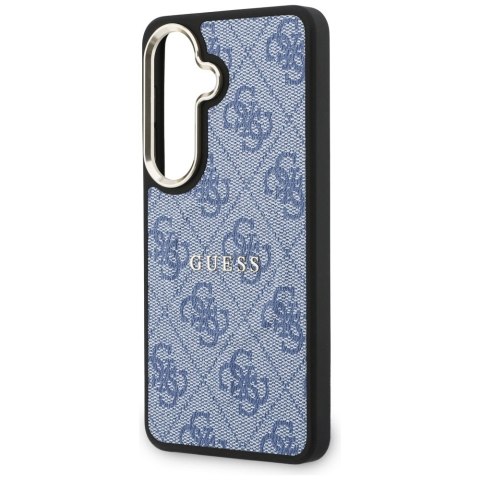 Guess nakładka 4G Embossed Ring MagSafe do Samsung Galaxy S26 niebieska