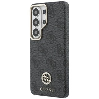 Guess nakładka 4G Rhinestone Round Logo MagSafe do Samsung Galaxy S26 Ultra czarna