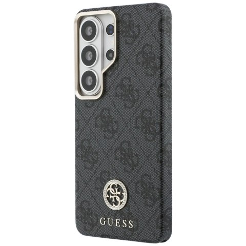 Guess nakładka 4G Rhinestone Round Logo MagSafe do Samsung Galaxy S26 Ultra czarna