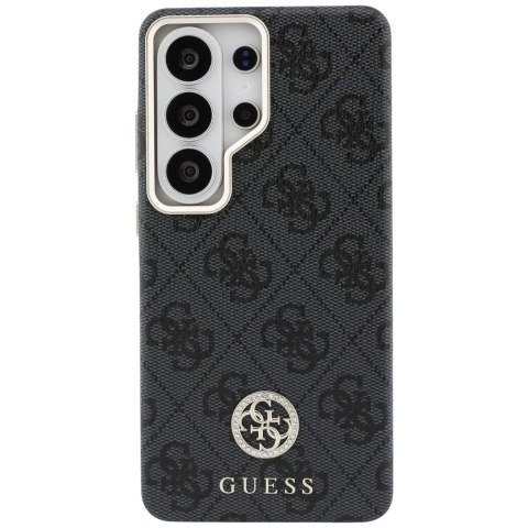 Guess nakładka 4G Rhinestone Round Logo MagSafe do Samsung Galaxy S26 Ultra czarna