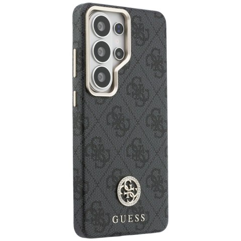 Guess nakładka 4G Rhinestone Round Logo MagSafe do Samsung Galaxy S26 Ultra czarna