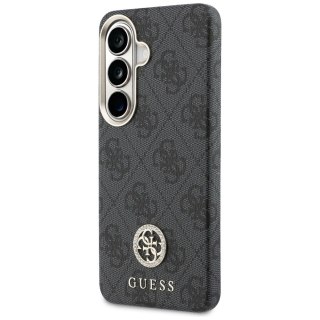 Guess nakładka 4G Rhinestone Round Logo MagSafe do Samsung Galaxy S26 czarna