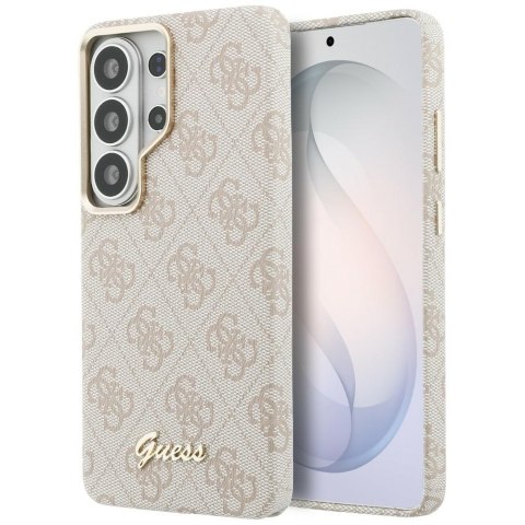 Guess nakładka 4G Script MagSafe do Samsung Galaxy S26 Ultra różowa
