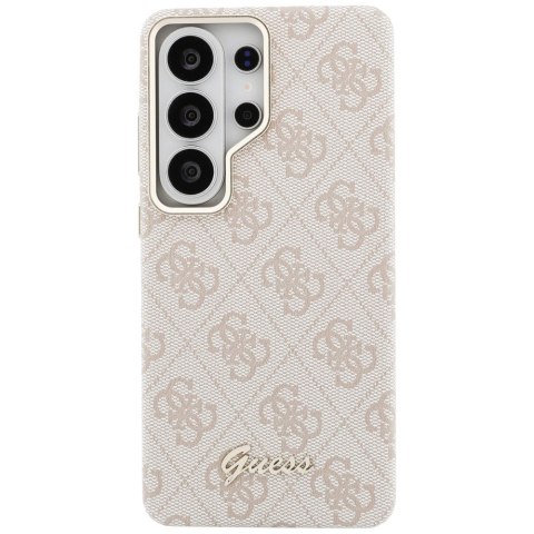 Guess nakładka 4G Script MagSafe do Samsung Galaxy S26 Ultra różowa