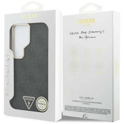 Guess nakładka 4G Triangle Logo MagSafe do Samsung Galaxy S26 Ultra czarna