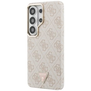 Guess nakładka 4G Triangle Logo MagSafe do Samsung Galaxy S26 Ultra różowa