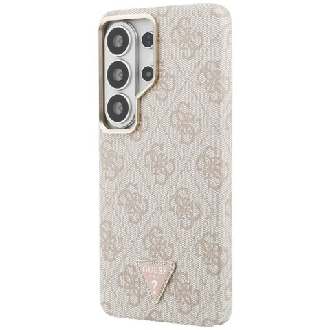 Guess nakładka 4G Triangle Logo MagSafe do Samsung Galaxy S26 Ultra różowa