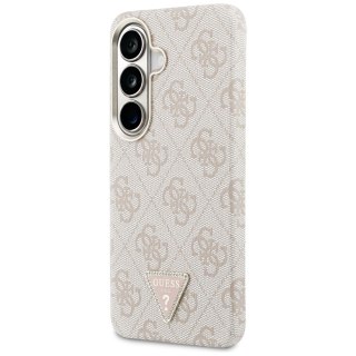 Guess nakładka 4G Triangle Logo MagSafe do Samsung Galaxy S26 różowa