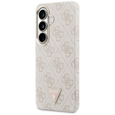 Guess nakładka 4G Triangle Logo MagSafe do Samsung Galaxy S26 różowa