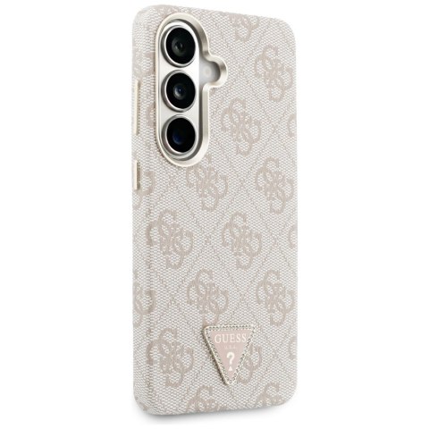 Guess nakładka 4G Triangle Logo MagSafe do Samsung Galaxy S26 różowa