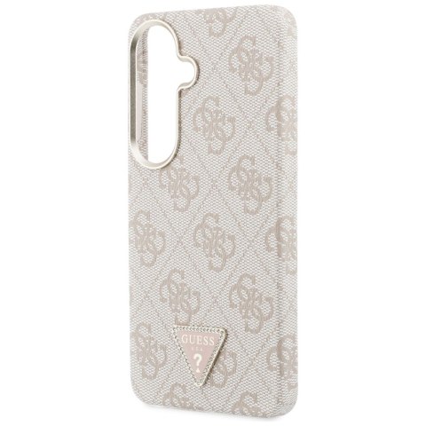 Guess nakładka 4G Triangle Logo MagSafe do Samsung Galaxy S26 różowa