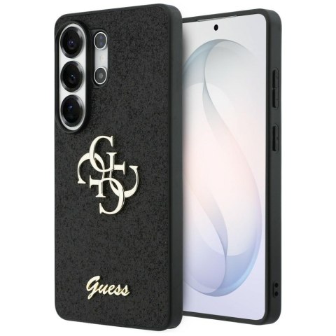 Guess nakładka Fixed Glitter Big 4G Metal Logo do Samsung Galaxy S26 Ultra czarna
