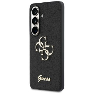 Guess nakładka Fixed Glitter Big 4G Metal Logo do Samsung Galaxy S26 czarna
