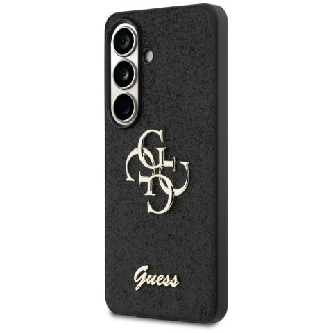Guess nakładka Fixed Glitter Big 4G Metal Logo do Samsung Galaxy S26 czarna