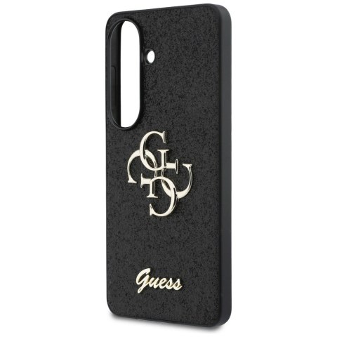Guess nakładka Fixed Glitter Big 4G Metal Logo do Samsung Galaxy S26 czarna