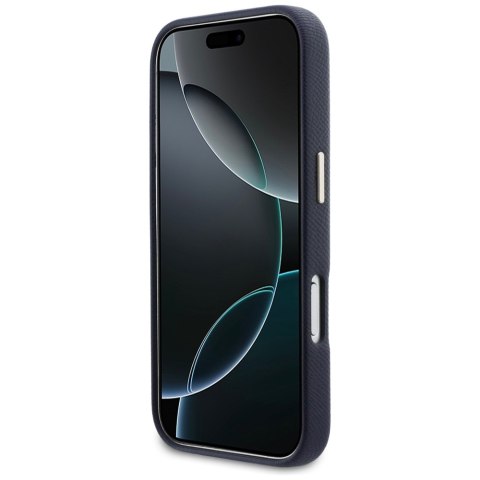 Guess nakładka HC PU FW RESIN LOGO BLUE do iPhone 17 Pro 6,3" niebieska