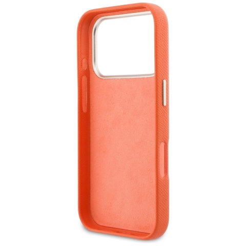 Guess nakładka HC PU FW RESIN LOGO ORANGE do iPhone 17 Pro Max 6,9" pomarańczowa