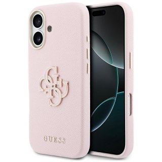 Guess nakładka HC PU FW RESIN LOGO PINK do iPhone 17 Pro 6,3" różowa