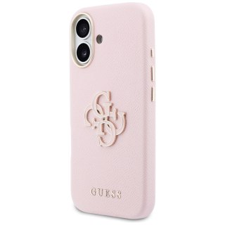 Guess nakładka HC PU FW RESIN LOGO PINK do iPhone 17 Pro 6,3" różowa