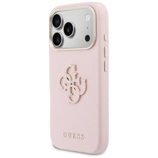 Guess nakładka HC PU FW RESIN LOGO PINK do iPhone 17 Pro Max 6,9" różowa