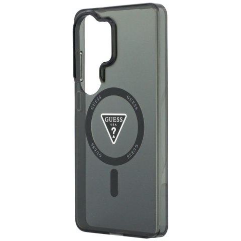 Guess nakładka IML Gradient Triangle MagSafe do Samsung Galaxy S26 Ultra czarna