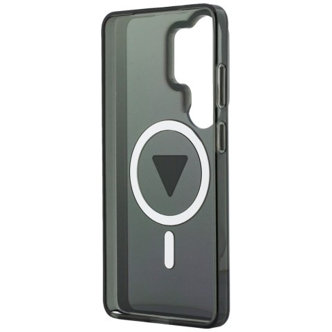 Guess nakładka IML Gradient Triangle MagSafe do Samsung Galaxy S26 Ultra czarna