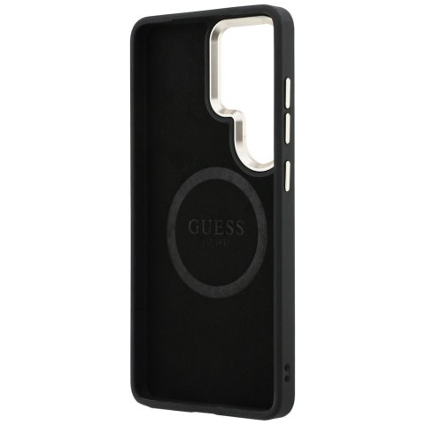 Guess nakładka Perforated Logo MagSafe do Samsung Galaxy S26 Ultra czarna