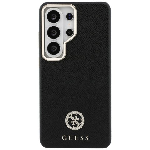 Guess nakładka Rhinestone Round Logo MagSafe do Samsung Galaxy S26 Ultra czarna