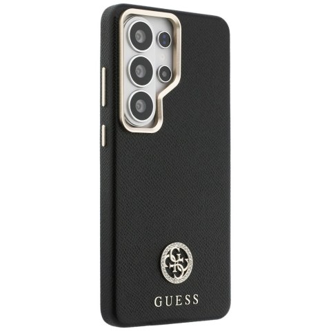 Guess nakładka Rhinestone Round Logo MagSafe do Samsung Galaxy S26 Ultra czarna