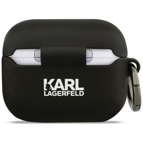 Karl Lagerfeld etui Silicone Karl Head 3D do AirPods Pro 3 czarny