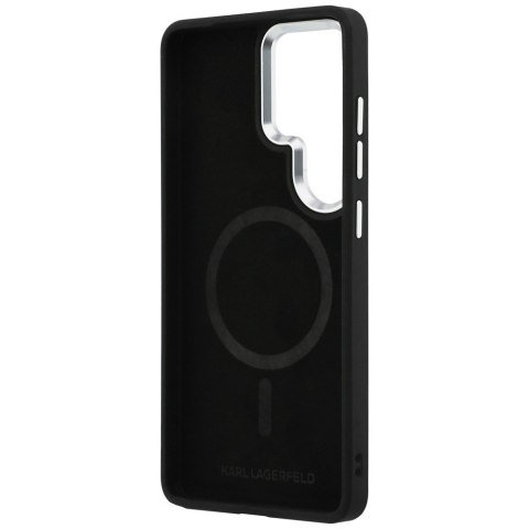 Karl Lagerfeld nakładka Embossed Ring Initials MagSafe do Samsung Galaxy S26 Ultra brązowa