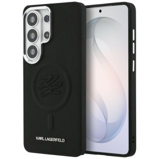 Karl Lagerfeld nakładka Embossed Ring Initials MagSafe do Samsung Galaxy S26 Ultra czarna