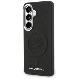 Karl Lagerfeld nakładka Embossed Ring Initials MagSafe do Samsung Galaxy S26 czarna