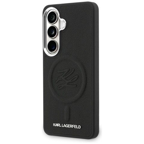 Karl Lagerfeld nakładka Embossed Ring Initials MagSafe do Samsung Galaxy S26 czarna