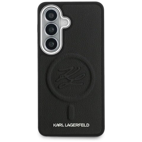 Karl Lagerfeld nakładka Embossed Ring Initials MagSafe do Samsung Galaxy S26 czarna