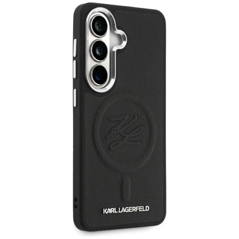 Karl Lagerfeld nakładka Embossed Ring Initials MagSafe do Samsung Galaxy S26 czarna