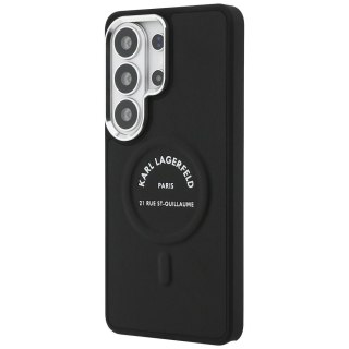 Karl Lagerfeld nakładka Embossed Ring RSG Logo MagSafe do Samsung Galaxy S26 Ultra czarna