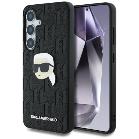 Karl Lagerfeld nakładka HC PU Monogram K. Head Pin do Samsung Galaxy S25 Plus czarna