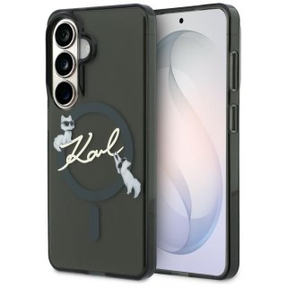 Karl Lagerfeld nakładka IML KC Script MagSafe do Samsung Galaxy S26 Plus czarna