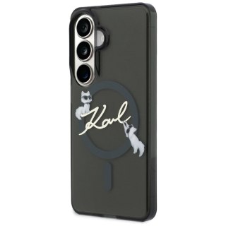 Karl Lagerfeld nakładka IML KC Script MagSafe do Samsung Galaxy S26 Plus czarna