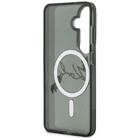 Karl Lagerfeld nakładka IML KC Script MagSafe do Samsung Galaxy S26 Plus czarna