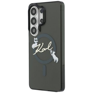 Karl Lagerfeld nakładka IML KC Script MagSafe do Samsung Galaxy S26 Ultra czarna