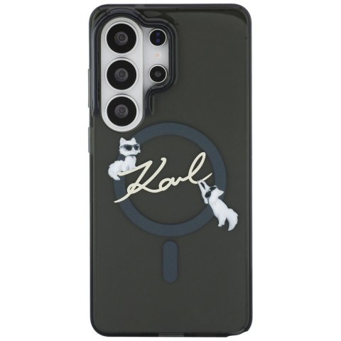 Karl Lagerfeld nakładka IML KC Script MagSafe do Samsung Galaxy S26 Ultra czarna