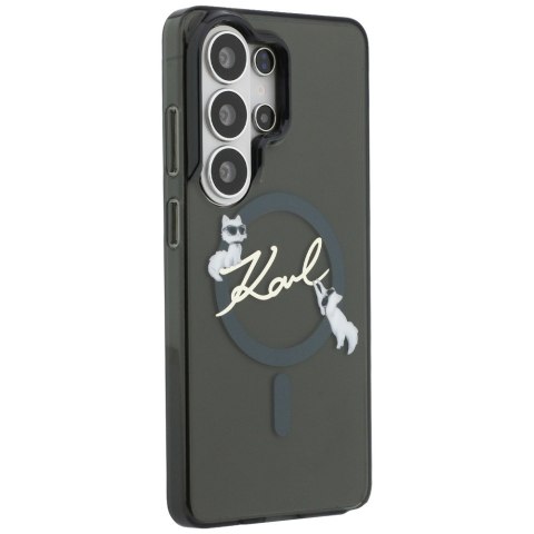Karl Lagerfeld nakładka IML KC Script MagSafe do Samsung Galaxy S26 Ultra czarna