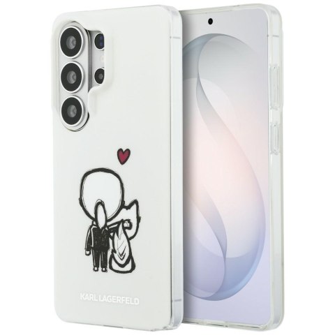 Karl Lagerfeld nakładka IML Karl&Choupette MagSafe do Samsung Galaxy S26 Ultra przezroczysta