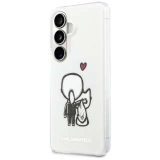 Karl Lagerfeld nakładka IML Karl&Choupette MagSafe do Samsung Galaxy S26 przezroczysta